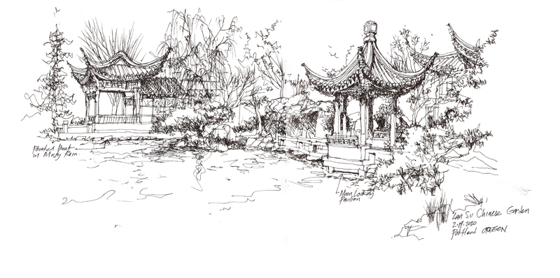 Sketching the Jardin Botanique | Citizen Sketcher
